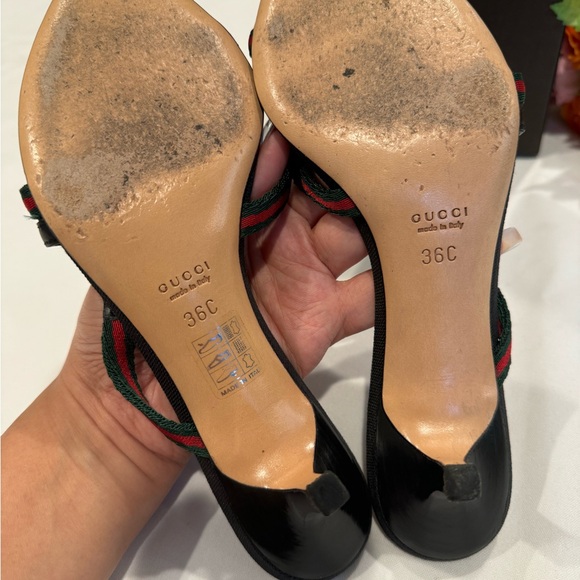 Authentic Gucci Pointed Kitten Heels with box - Picture 7 of 11